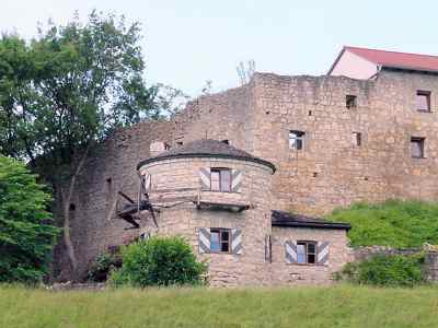 Burgruine in Mörnsheim im Altmühltal